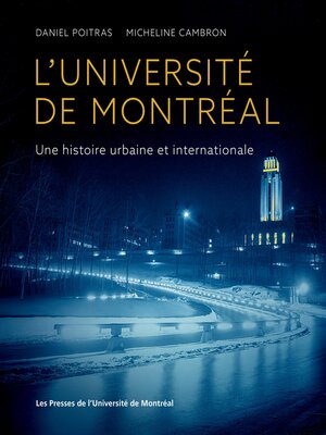cover image of L'Université de Montréal